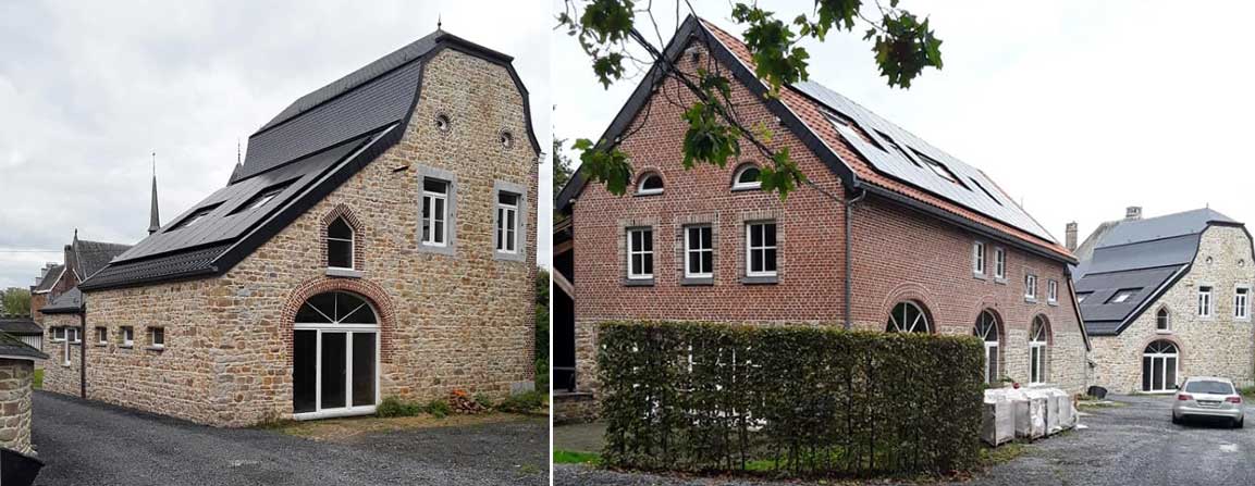 renovation facade du chateau de tancremont